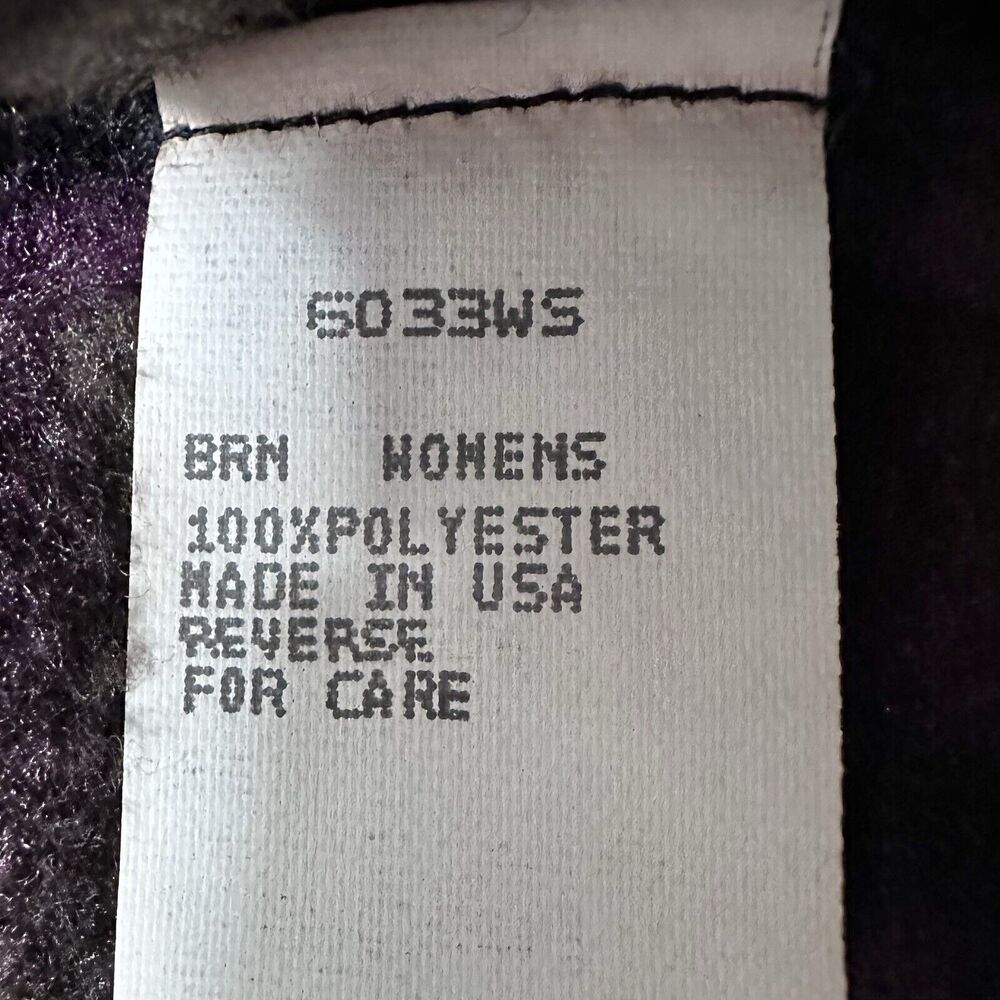 VTG Woolrich Fleece Womens M Pullover Sweatshirt T Snap Navajo Southwestern USA - Picture 7 of 8